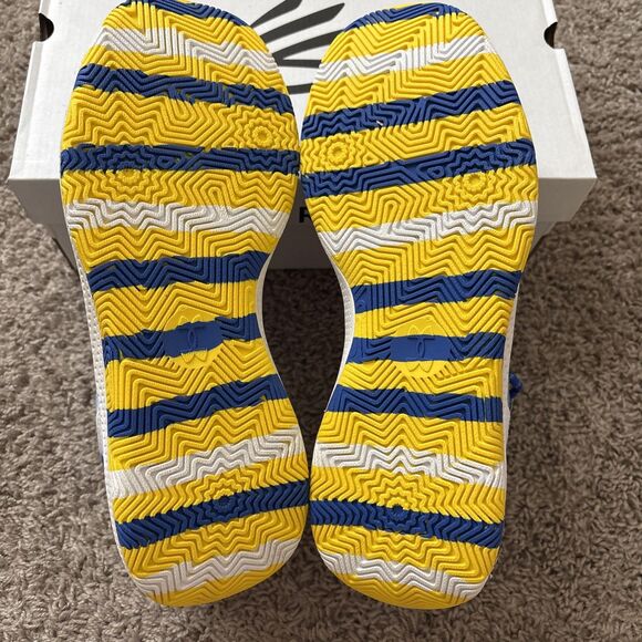 Under Armour Curry 3Z 24 Mens Blue Yellow White Basketball 3027626 -400 Size 11 - Picture 7 of 7